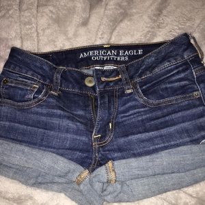 American eagle jean shorts